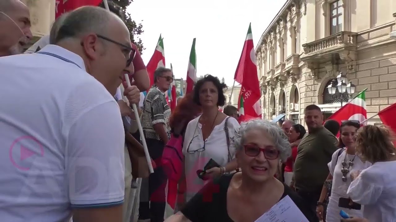 adn24 sindacati in piazza per denunciare lemergenza di sicurezza sul lavoro | video