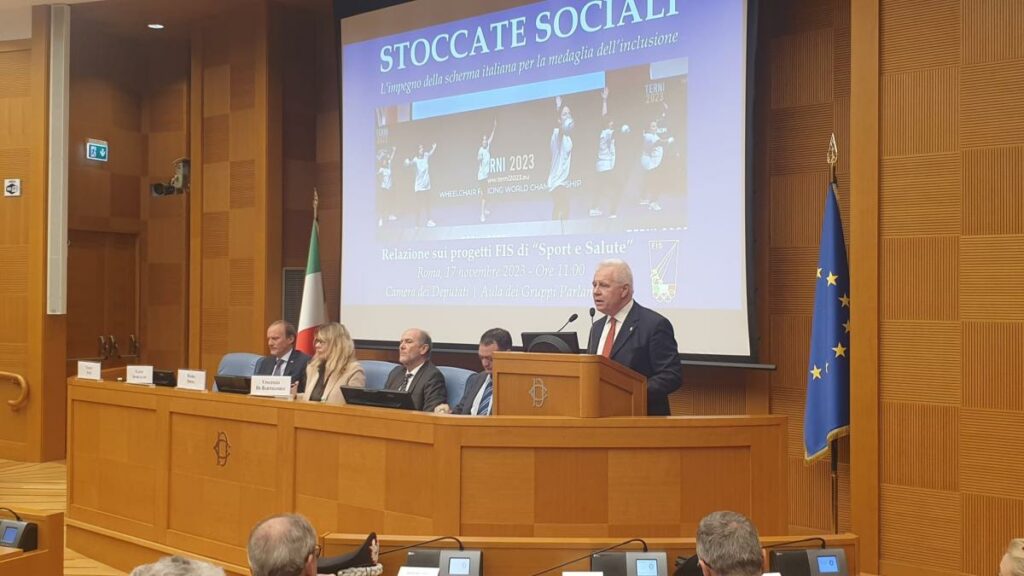 adn24 scherma e sport e salute insieme con stoccate socialì