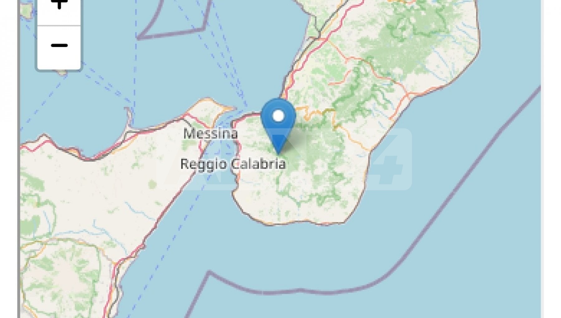 adn24 reggio calabria | terremoto di magnitudo 27 nella notte