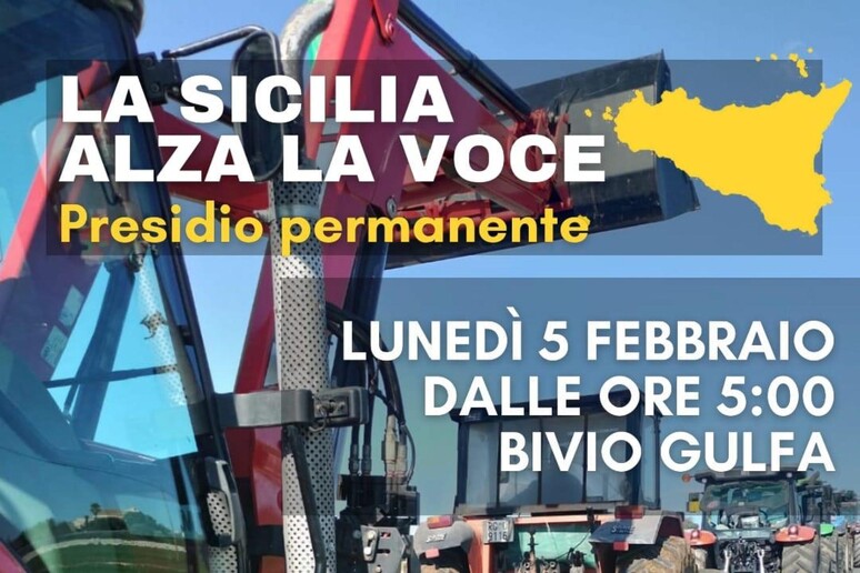 adn24 protesta trattori da lunedì presidio sulla sciacca palermo