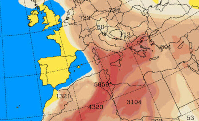  ‣ adn24 calabria | nuvola di sabbia del sahara avvolge calabria e sicilia