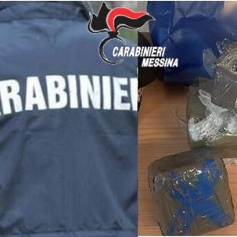 adn24 messina | butta 50 panetti di hashish e cerca di fuggire sul bus arrestato 57enne