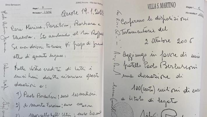 adn24 marina berlusconi racconta le ultime ore con il papà silvio in ospedale scrisse a mano 4 pagine lessi solo la prima