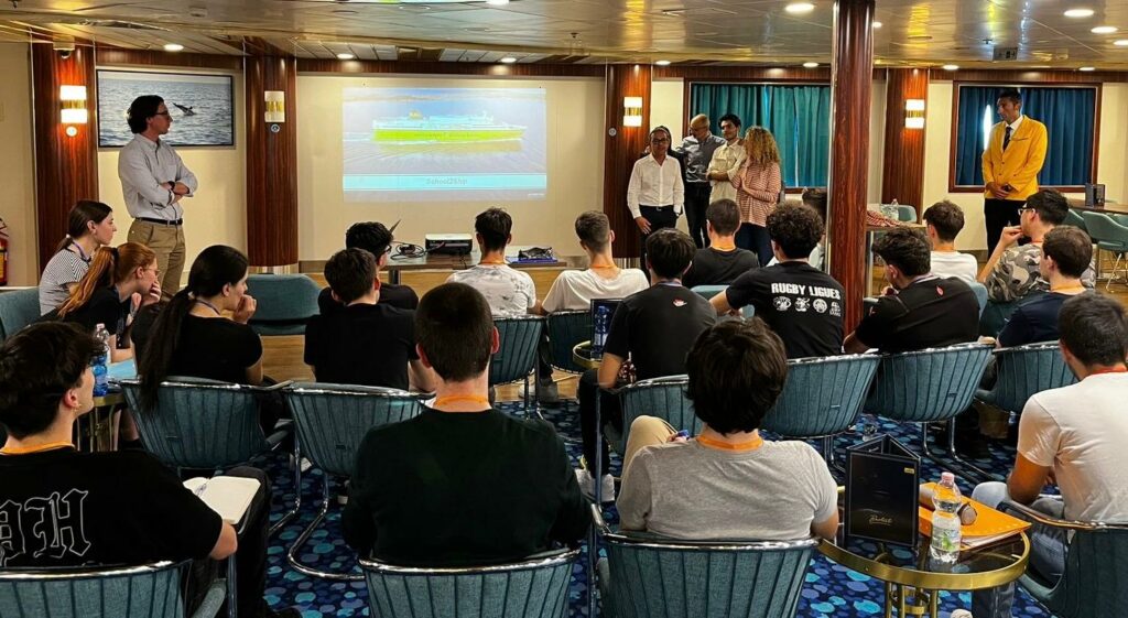 adn24 vado ligure sv | studenti a bordo delle navi gialle decolla il progetto school2ship