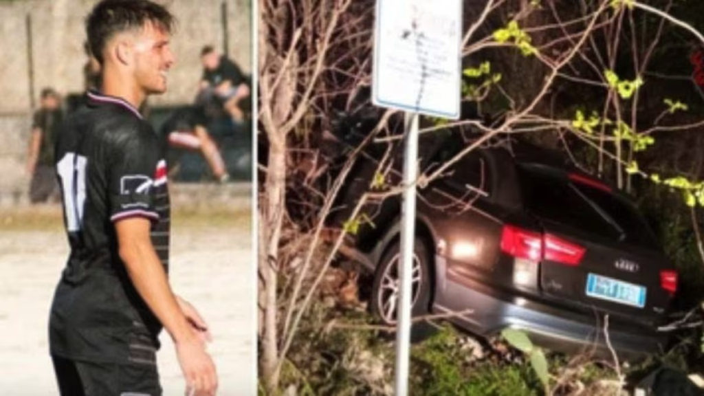 adn24 lecce | audi a6 finisce in una scarpata morto il 22enne francesco saranelli grave un 19enne