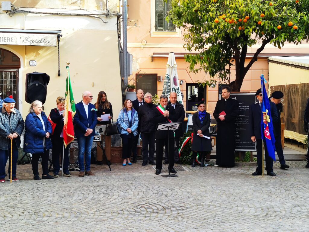 adn24 celebrata questa mattina a laigueglia la festa di liberazione del 25 aprile