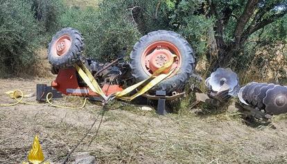  ‣ adn24 campobasso | si ribalta il trattore, morto 78enne