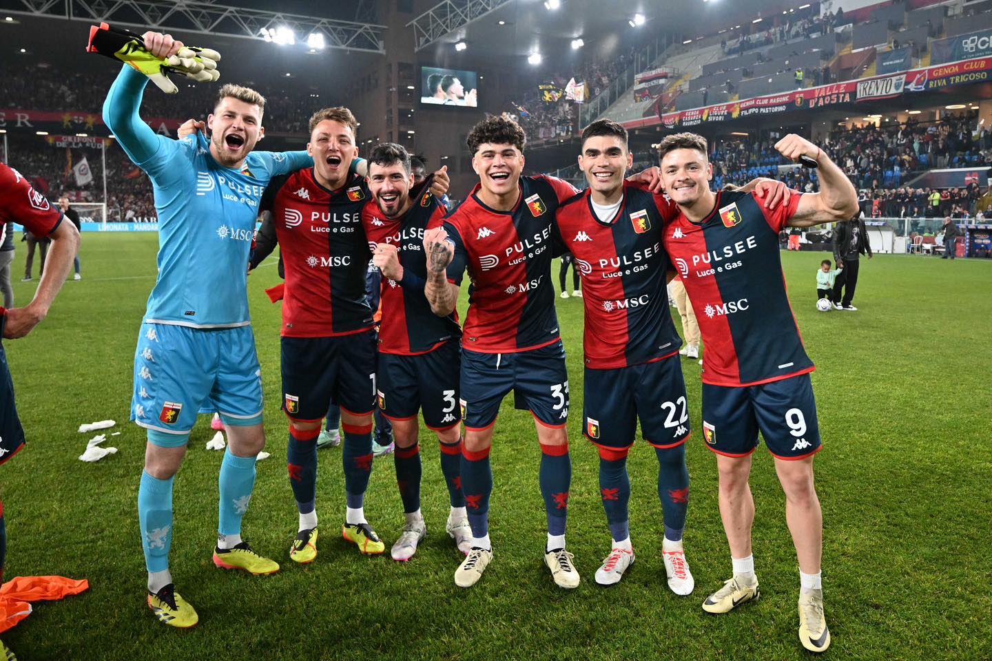 adn24 genoa | la grande festa rossoblù per un campionato top level