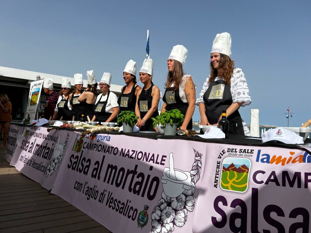 adn24 imperia | giorgia canetti vince la tappa di selezione del campionato di salsa al mortaio con laglio di vessalico