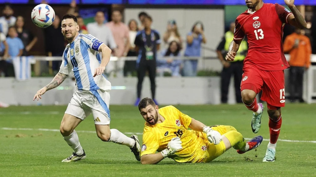 adn24 messi conduce largentina vittoria 2 0 contro il canada nella coppa america