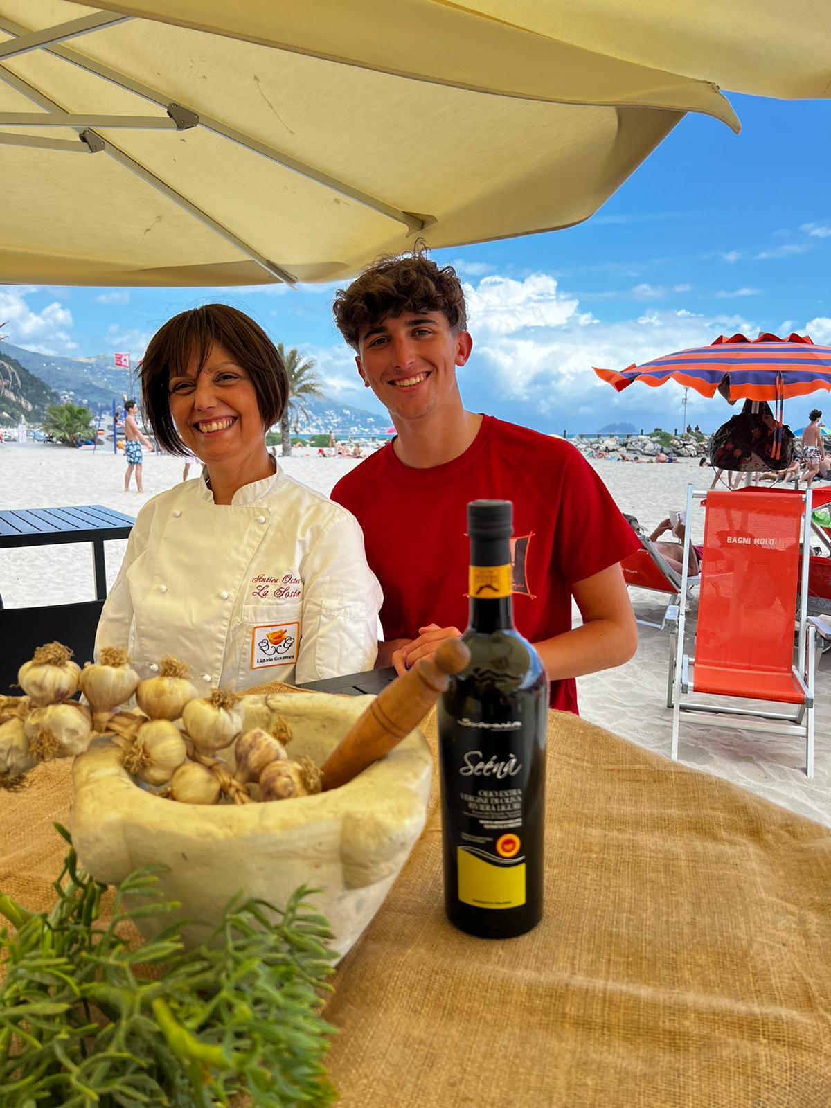 adn24 laigueglia sv | campionato di salsa al mortaio con laglio di vessalico martedì la prima tappa ai bagni molo