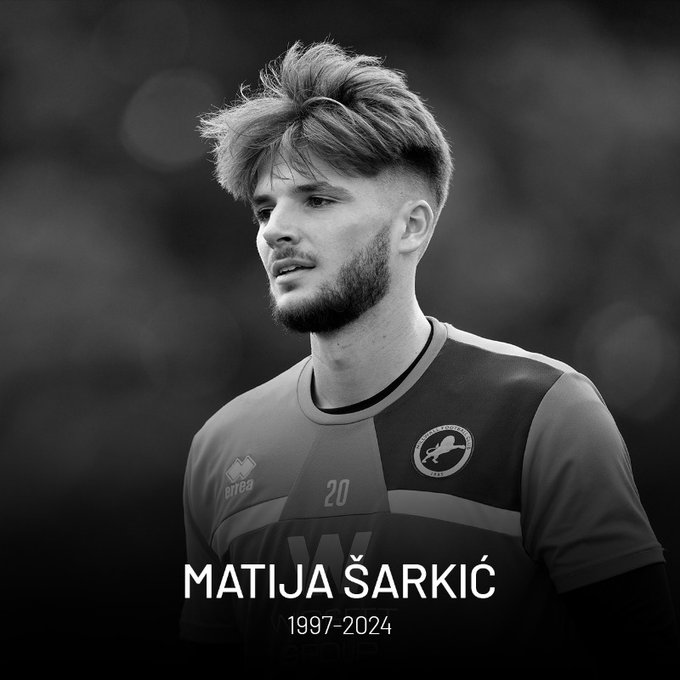 adn24 calcio in lutto muore a 26 anni il portiere del millwall matija sarkic