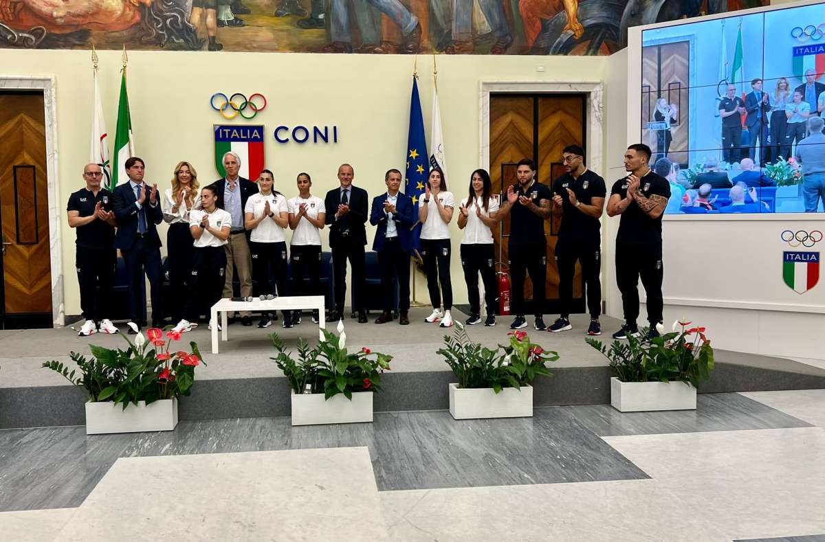 adn24 8 azzurri sul ring di parigi malagò eccellenza del paese