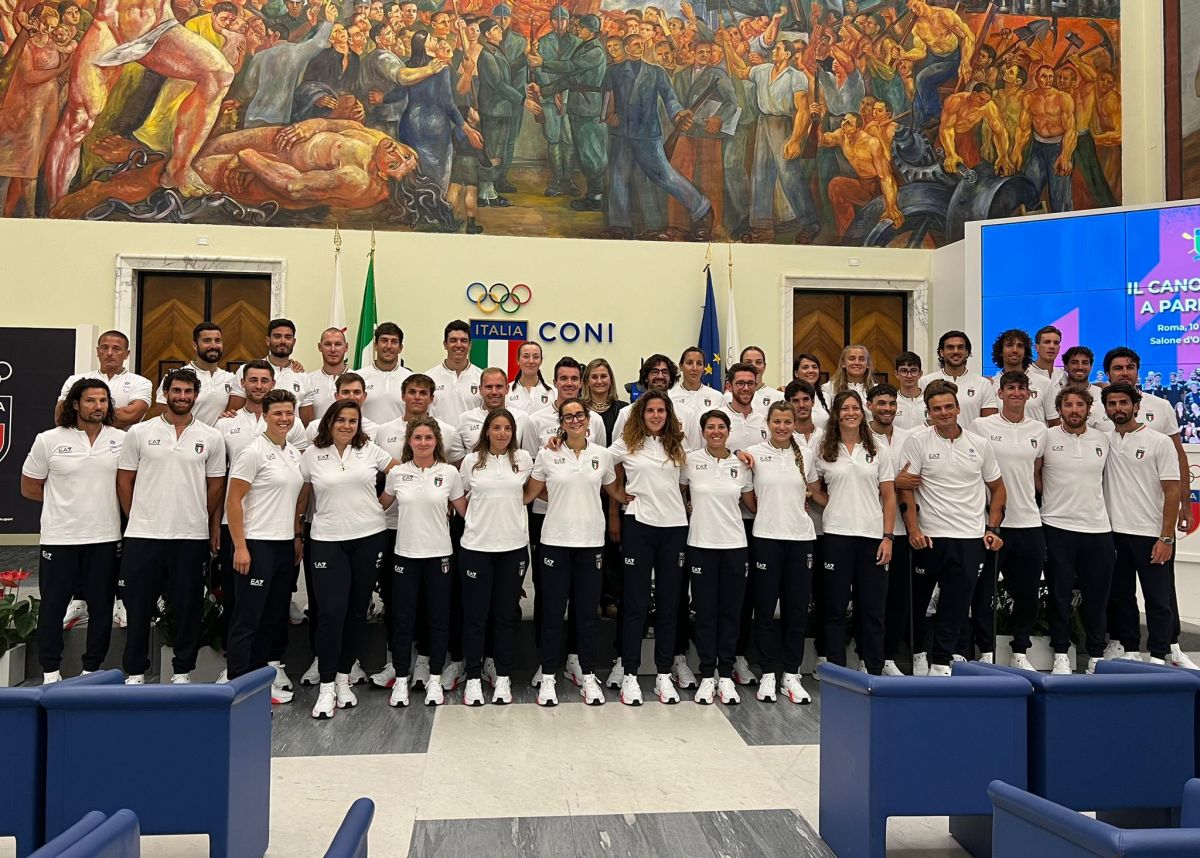 adn24 presentata la squadra azzurra di canottaggio per parigi