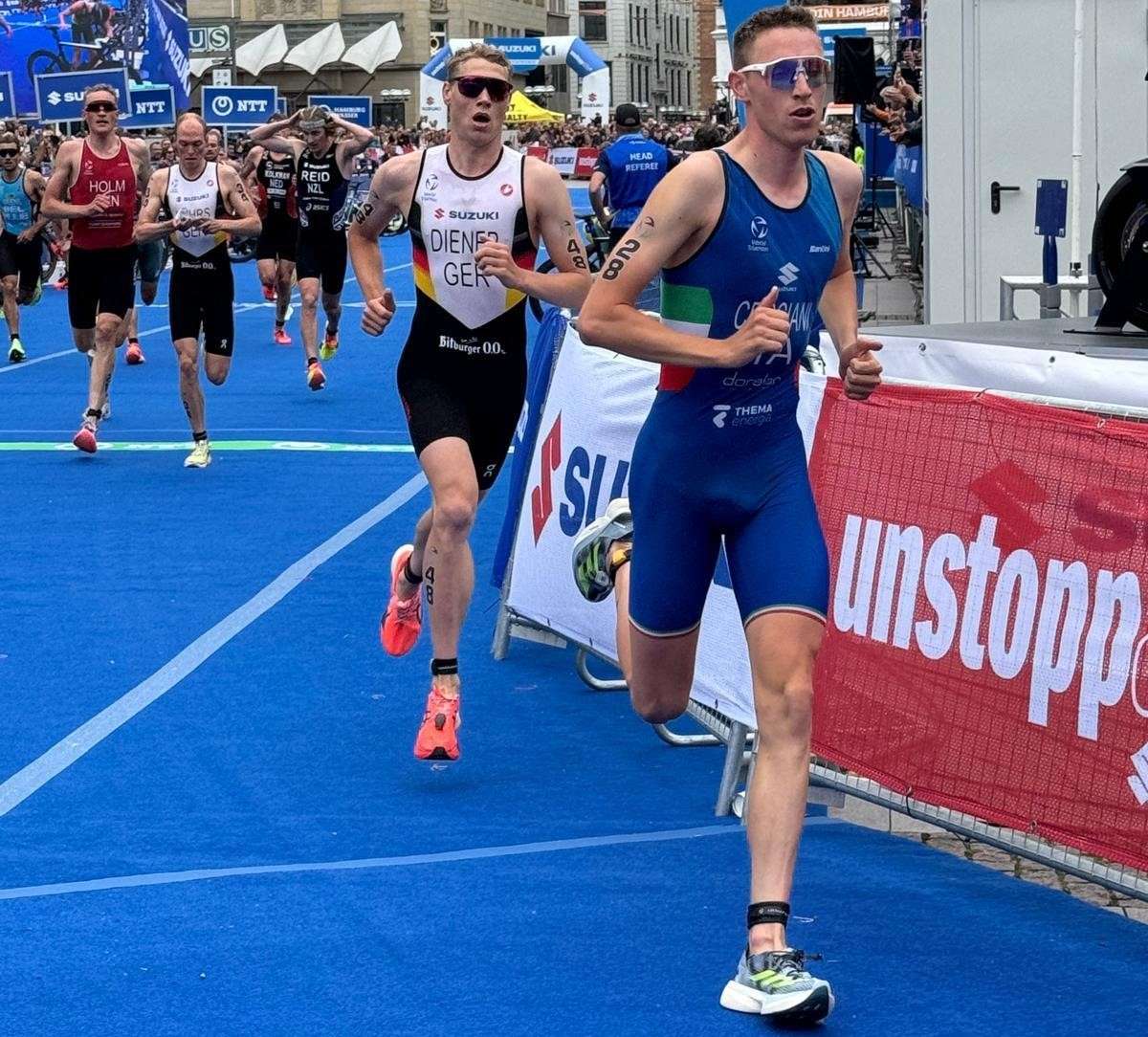 adn24 world triathlon championship series crociani settimo ad amburgo