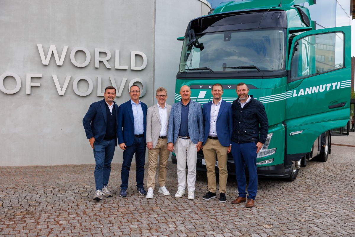 adn24 volvo fornirà 1500 camion fh aero al gruppo lannutti