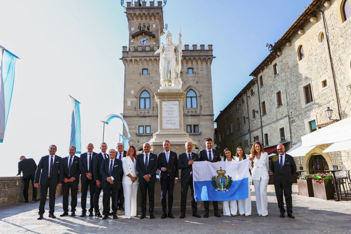 adn24 delegazione olimpica san marino ricevuta dai capitani reggenti