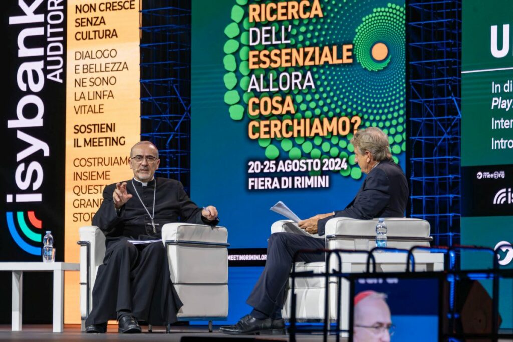 adn24 medio oriente pizzaballa al meeting di rimini negoziati ultimo treno