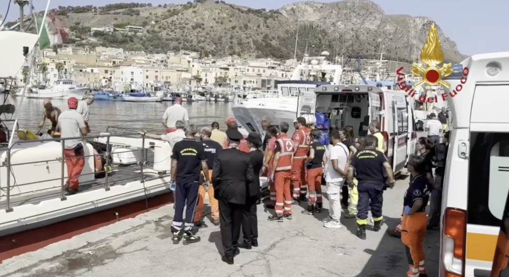 adn24 palermo | veliero affondato a porticello recuperati quattro corpi dai sommozzatori