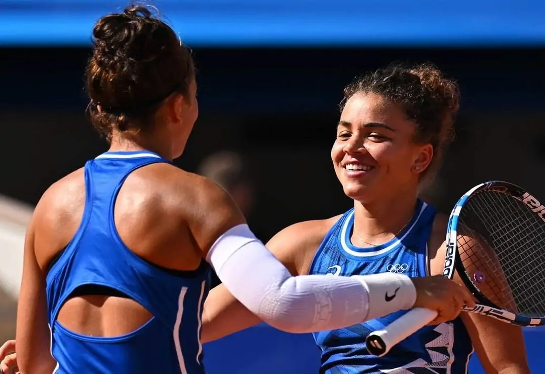 adn24 tennis errani e paolini in finale per loro nel doppio femminile litalia torna a medaglia dopo un secolo