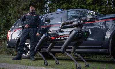 adn24 chi è saetta il primo cane robot in supporto dei carabinieri italiani