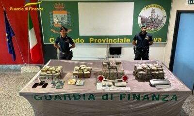 adn24 padova | sequestrati oltre 90 kg dl hashish 1 kg dl cocaina e 10000 euro in contanti video