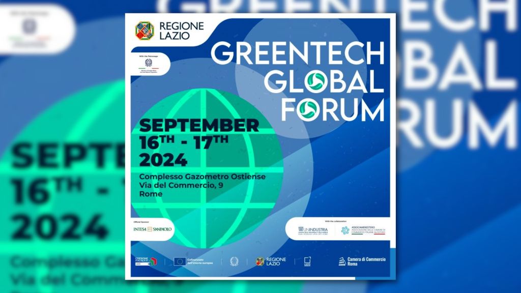 adn24 imprese il 16 e 17 settembre a roma il greentech global forum