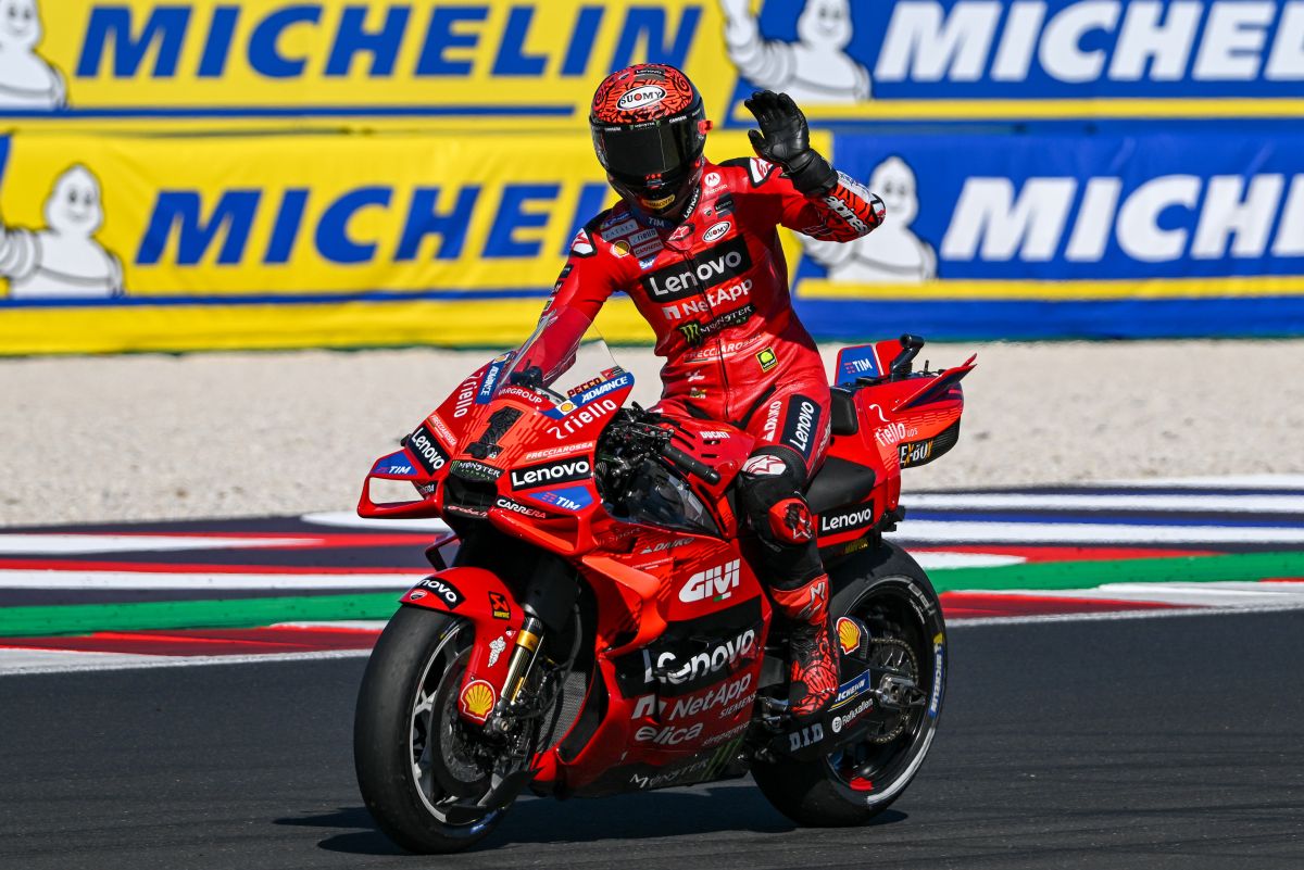 adn24 bagnaia in pole a misano e prima fila tutta italiana