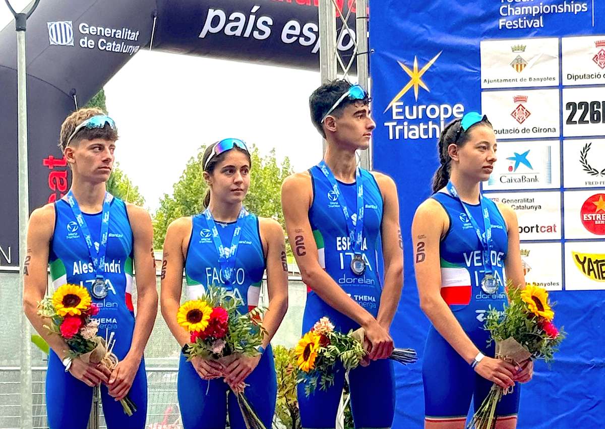 adn24 europe triathlon youth championships staffetta azzurra 2^