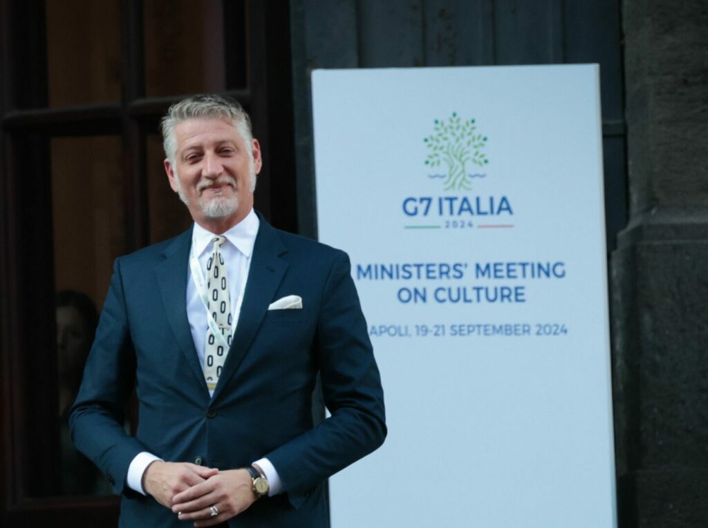 adn24 al via g7 della cultura a napoli giuli pilastro della convivenza civile