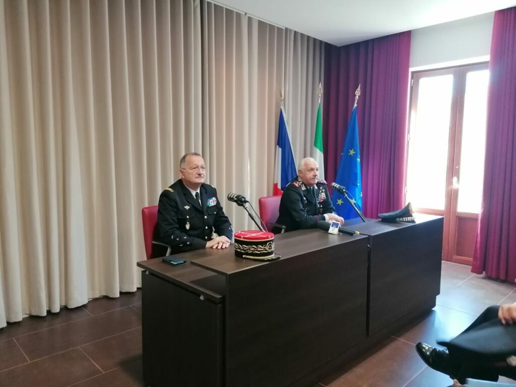 adn24 generale luzi incontra comandante gendarmeria francese insieme contro cybercrime