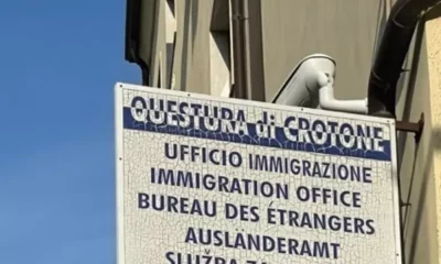 adn24 crotone | in questura con la compagna ma non si può avvicinare