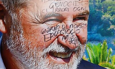 adn24 genova | vandalizzati manifesti di marco bucci identificata la responsabile