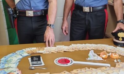 adn24 veroli | arrestato 36enne per spaccio di droga a veroli sequestrati cocaina e denaro contante