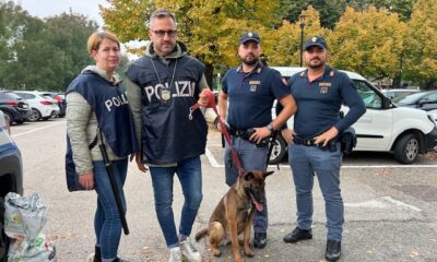 adn24 bologna | salvati dalla polizia ferroviaria due cuccioli di pastore belga