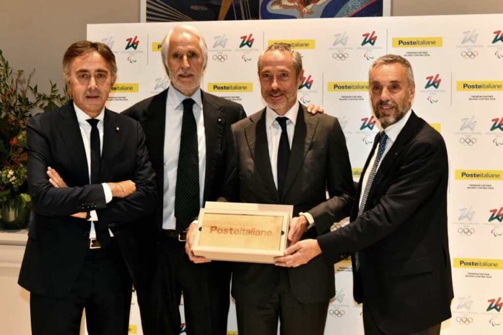 adn24 accordo tra poste italiane e fondazione milano cortina 2026