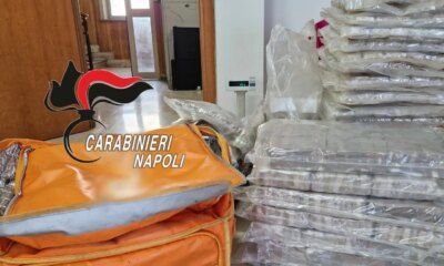 adn24 sequestrati 190 chili di hashish 2 rider della droga arrestati a napoli