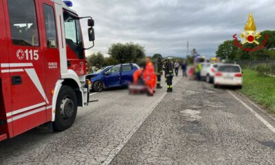 adn24 senigallia av | incidente stradale coinvolte sei auto