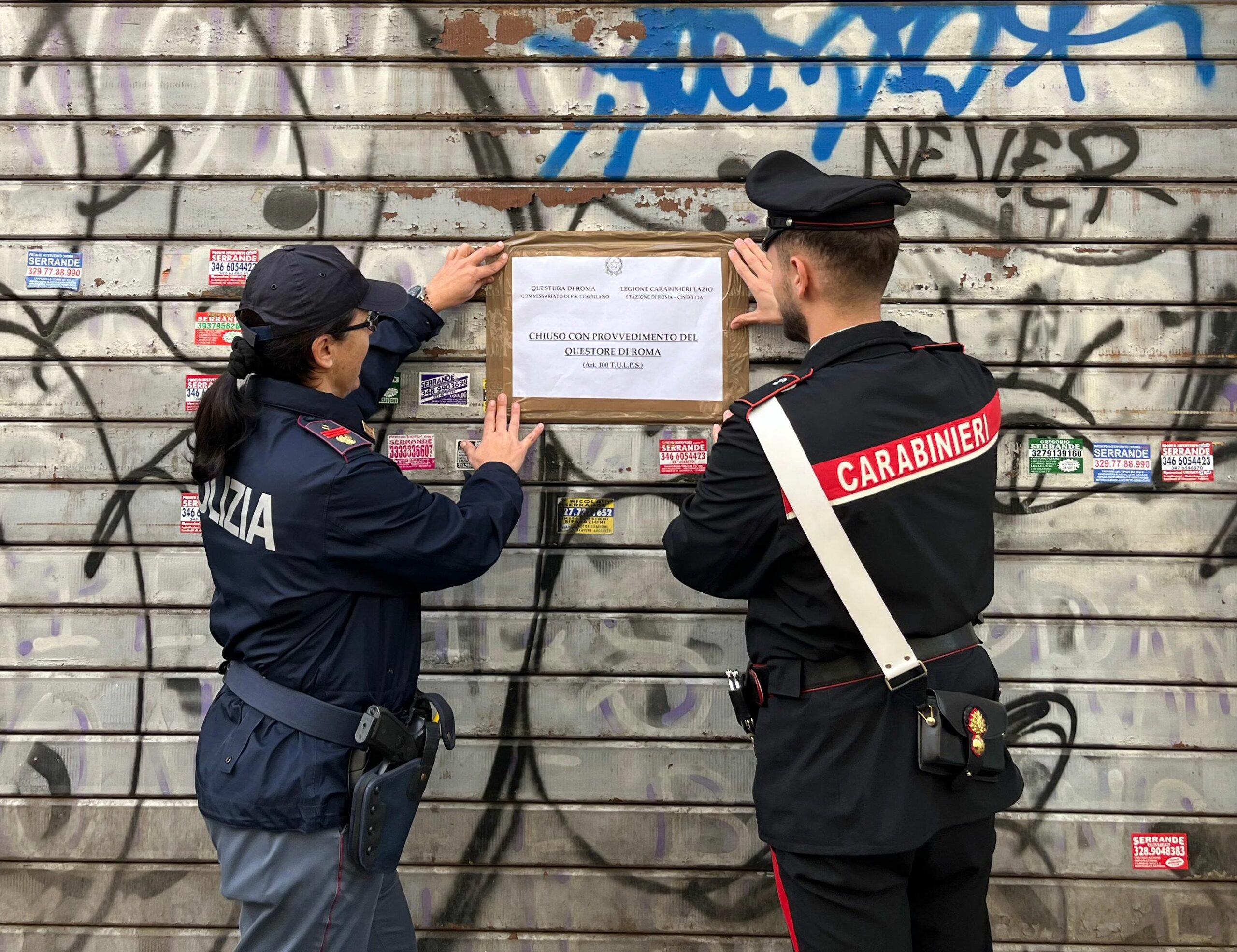 adn24 roma | chiusura temporanea per minimarket dopo episodi di violenza