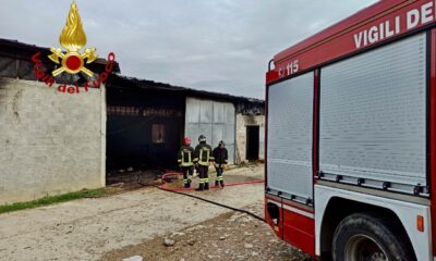 adn24 castiglione del lago pg | incendio in una stalla domato con successo