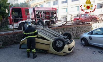 adn24 perugia | incidente auto si ribalta